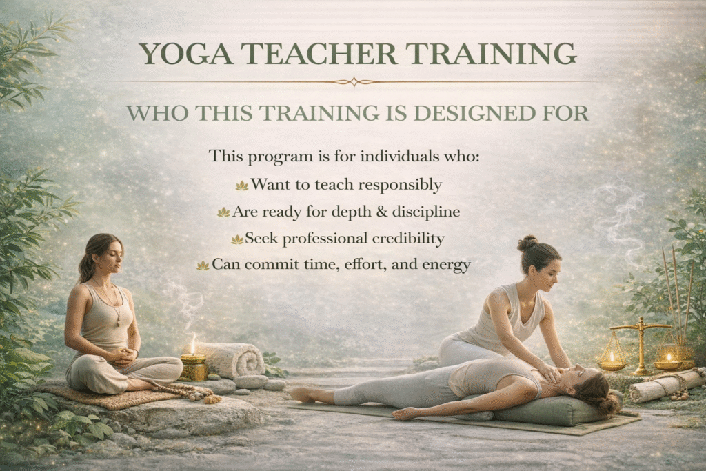 Yoga teacher training